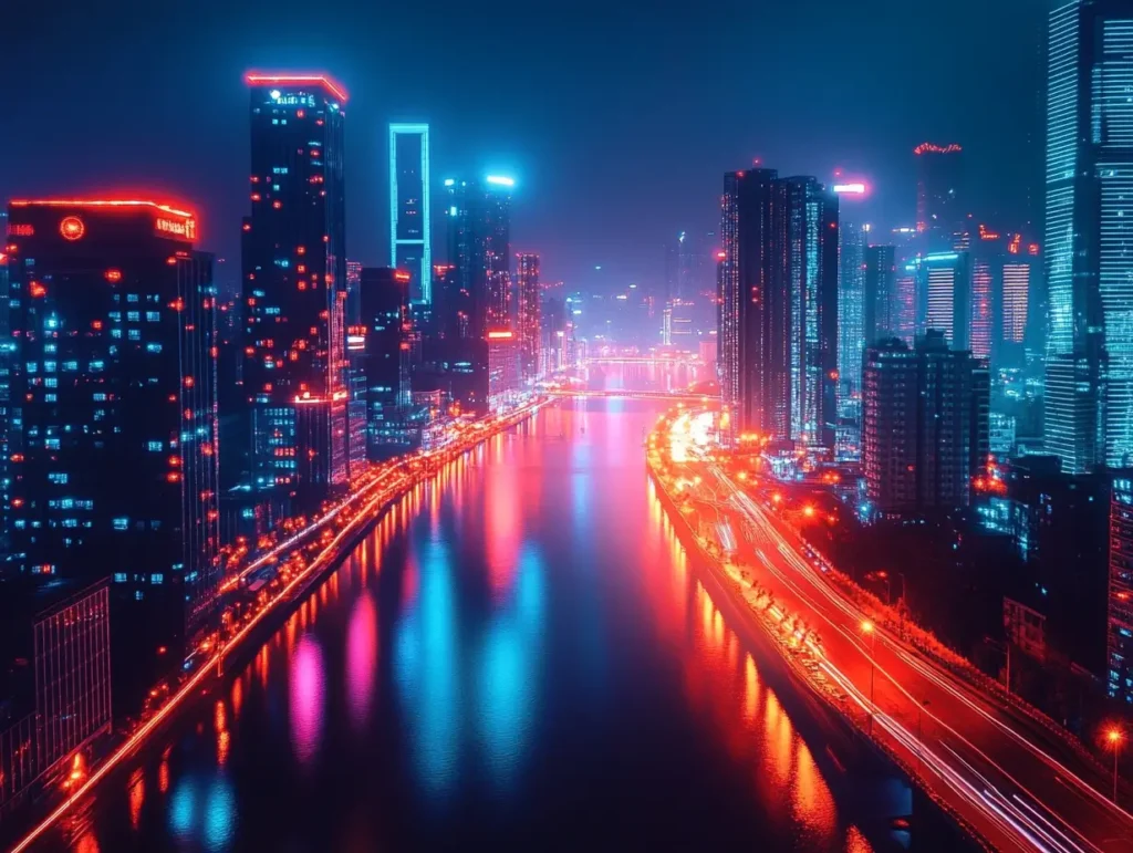 Future euiccc, city horizon skyline.